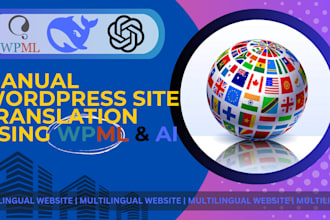 manually translate your wordpress website into multilingual using gpt and wpml