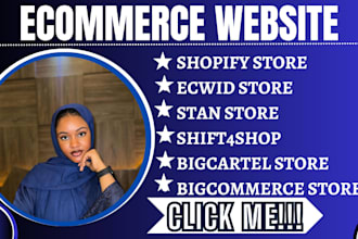 build shopify ecwid bigcommerce big cartel shift4shop stan store