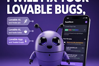 fix your lovable ai bugs, lovable dev and lovable app with supabase, bolt new