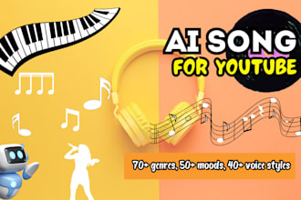 create custom youtube ai song in multi language with your description