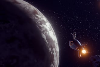 create 3d environments for games, animations