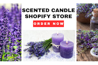 create a stunning candle shopify store home fragrance candle shopify website