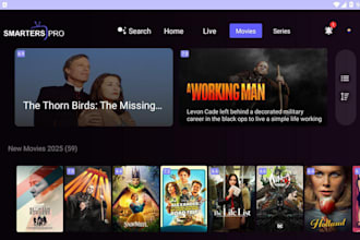 rebrand smarter pro, android or ios iptv app with multi dns and control panel