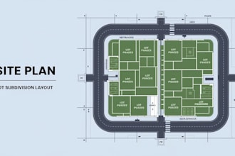 do plot plans, lot subdivision plan site plan, campground for city permits