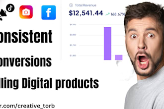 promote your online courses, printable templates, with facebook, tiktok and ig