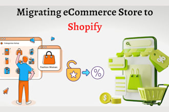 migrate weebly squarespace bigcommerce wix wordpress ecwid store to shopify