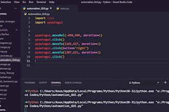 develop task automation bot, web automation bot, scrapping bot
