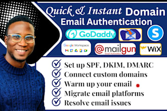 connect godaddy domain, fix dns issues, or google workspace email deliverability