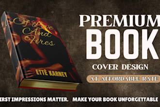 create book cover design, ebook cover, kindle, paperback and amazon cover