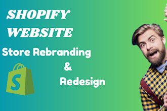 handle the rebranding and redesign of your shopify store