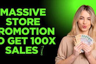 100x sales, promote your clothing store and brand growth