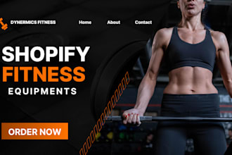 design fitness shopify store fitness equipments shopify fitness website gym
