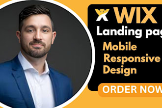 design or redesign wix webflow, sales funnel landing page