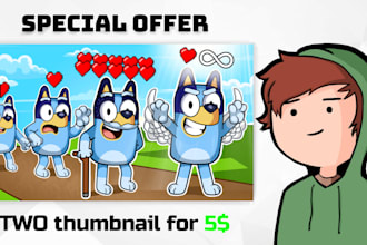 design roblox thumbnail for youtube