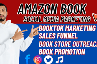 promote book amazon kdp seo ebook marketing, social media tiktok increase sales