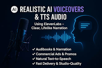 create realistic ai voiceovers and text to speech with elevenlabs