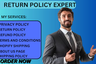write return refund policy privacy policy about us and terms and conditions