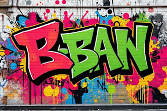 design wall art, decal, mural, graffiti for your business