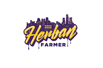 design awesome herban farmer logo
