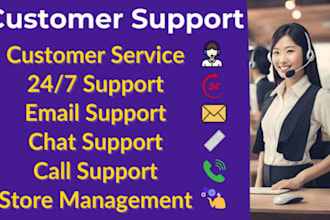 manage your customer support full time with expertise