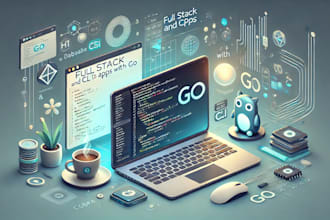 create full stack and cli apps in golang  react js vue js