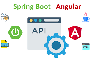 build java, spring boot restful API, and angular apps