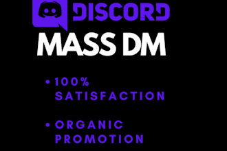 do discord mass dm for dayz server, rust, game ,fivem server ,100k mass dm bot