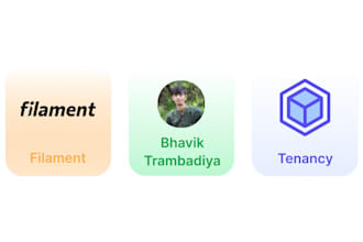 use filament for admin panels and manage multitenancy in laravel