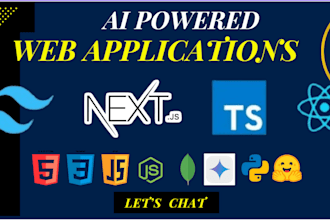 develop ai application with open ai, langchain, gemini, nextjs, fastapi