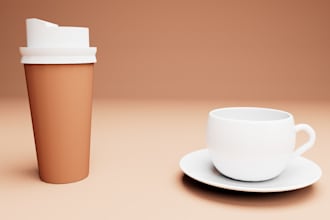 do 3d product design, texturing  realistic rendering