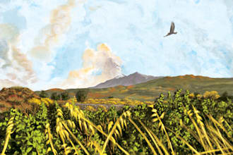 paint landscapes to print