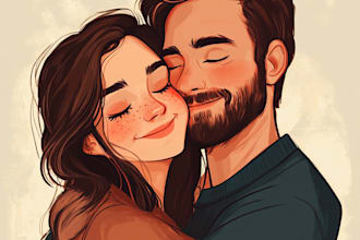 make a your, couples, pencil realistic portrait, sketch