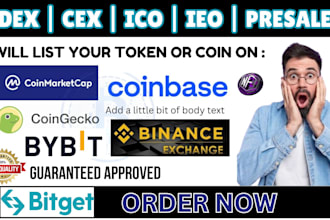 do quick coin listing token ico listing on exchanges coingecko coinmarketcap