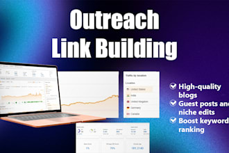 find niche sites and do outreach link building for SEO