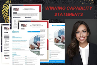 government capability statement, capability statement, government contract
