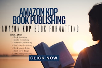 book formating for amazon kdp book publishing