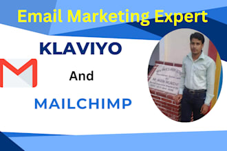 design mailchimp email template, newsletter, campaign and design landing page