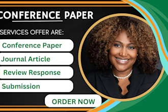 write and publish journal articles, conference paper and scientific research