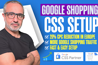 set up CSS shopping to reduce your google shopping CPC