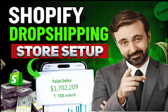 create shopify website, build shopify store design, shopify dropshipping store