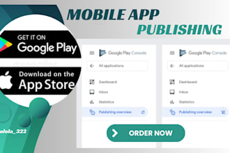app publish on playstore apple store old console account