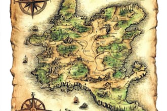 make your fantasy map for rpg, novels