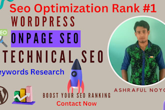 do wordpress onpage SEO with rankmath for ranking