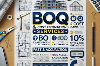 prepare boq and takeoff measuerment for your construction project