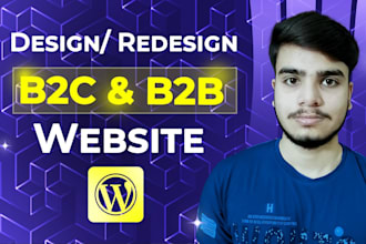 create professional b2c websites for startups with wordpress and elementor pro