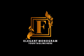 create unique modern leaf logo design for your business