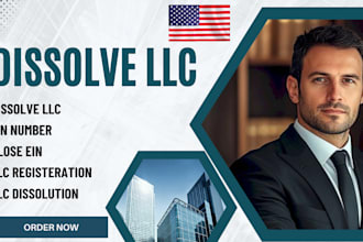 dissolve llc, close ein, terminate your us llc