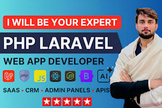 expert PHP laravel developer for custom websites