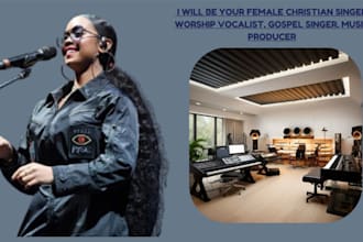 be your female christian singer, worship vocalist, gospel singer, music producer