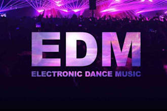 sing edm dubstep deep tech house music, electropop trance female songwriter
